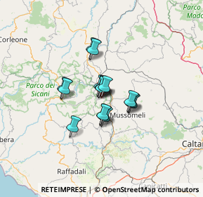 Mappa Via Circonvallazione Sud, 92020 San Giovanni Gemini AG, Italia (8.62563)