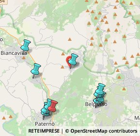 Mappa Via Pedalino, 95030 Ragalna CT, Italia (5.55333)