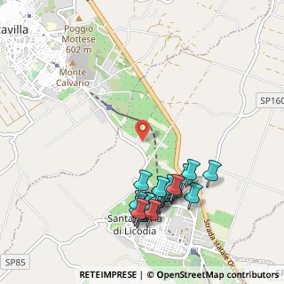 Mappa Via Alcide De Gasperi, 95033 Santa Maria di Licodia CT, Italia (1.254)