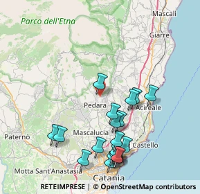 Mappa Via dello Sport, 95039 Trecastagni CT, Italia (9.8195)