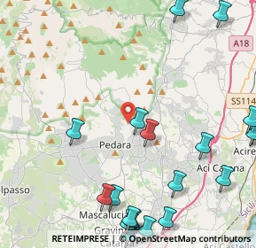 Mappa Via dello Sport, 95039 Trecastagni CT, Italia (6.855)