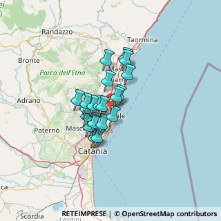 Mappa Via degli Ulivi, 95024 Acireale CT, Italia (9.688)