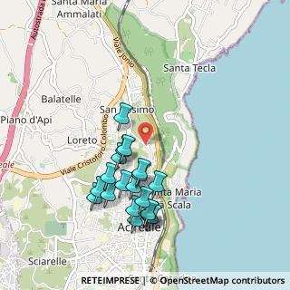 Mappa Via Monetario Floristella, 95024 Acireale CT, Italia (1.0635)