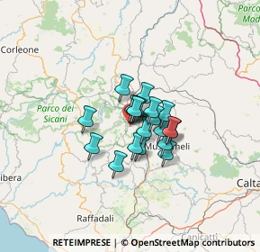 Mappa Corso Umberto I, 92020 San Giovanni Gemini AG, Italia (7.9175)