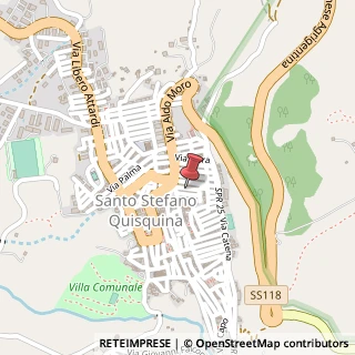 Mappa Via Teatro, 6, 92020 Santo Stefano Quisquina, Agrigento (Sicilia)