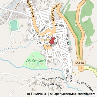 Mappa Piazza Vittoria,  4, 92020 Santo Stefano Quisquina, Agrigento (Sicilia)
