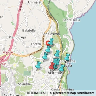 Mappa MATTEO RAGONISI VIA, 95024 Acireale CT, Italia (0.93545)