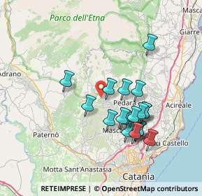 Mappa SP92, 95030 Nicolosi CT, Italia (7.36111)