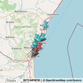Mappa Via Cervo, 95024 Acireale CT, Italia (10.77294)