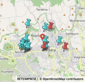 Mappa Via Antonio Pacinotti, 95030 Pedara CT, Italia (1.7805)