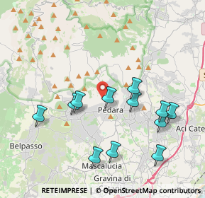 Mappa Via Antonio Pacinotti, 95030 Pedara CT, Italia (4.48083)