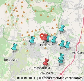 Mappa Via Antonio Pacinotti, 95030 Pedara CT, Italia (4.08364)