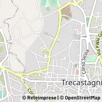 Mapa Trecastagni