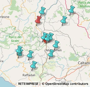 Mappa Contrada Puzzillo, 92020 San Giovanni Gemini AG, Italia (15.48385)