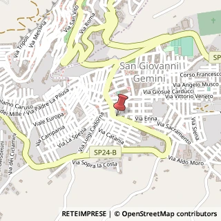 Mappa Corso umberto i 234, 92020 San Giovanni Gemini, Agrigento (Sicilia)