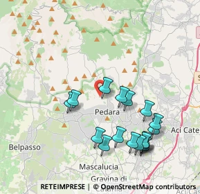 Mappa Via Enna, 95030 Pedara CT, Italia (4.57059)