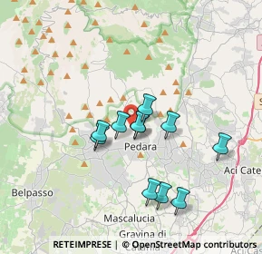 Mappa Via Enna, 95030 Pedara CT, Italia (3.30909)