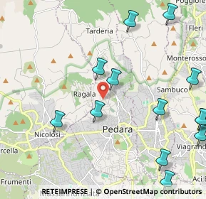 Mappa Via Enna, 95030 Pedara CT, Italia (3.07)
