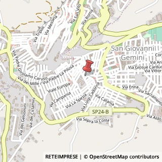 Mappa Via Giulio Cesare, 34, 92020 San Giovanni Gemini, Agrigento (Sicilia)