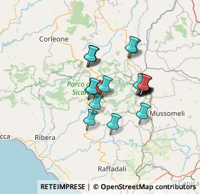 Mappa Via Goethe, 92020 Santo Stefano Quisquina AG, Italia (11.7945)