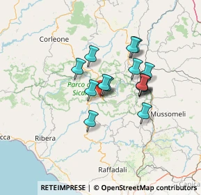 Mappa Via Goethe, 92020 Santo Stefano Quisquina AG, Italia (11.548)