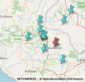 Mappa Via Danimarca, 92020 San Giovanni Gemini AG, Italia (12.09917)