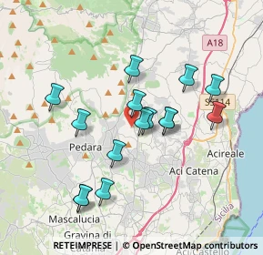 Mappa Via Professore Caruso, 95029 Viagrande CT, Italia (3.74)