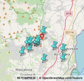 Mappa Via Professore Caruso, 95029 Viagrande CT, Italia (3.30769)