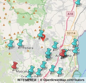 Mappa Via Professore Caruso, 95029 Viagrande CT, Italia (6.05)