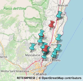 Mappa Via Professore Caruso, 95029 Viagrande CT, Italia (6.66824)