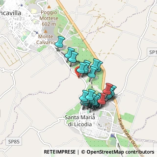 Mappa Via Alcide de Gasperi, 95038 Santa Maria di Licodia CT, Italia (0.82667)