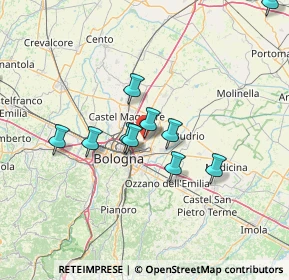 Mappa Via del Lavoro, 40057 Granarolo dell'Emilia BO, Italia (21.5625)