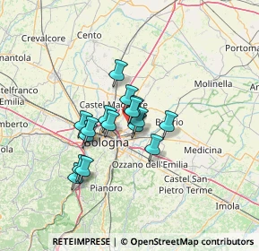 Mappa Via del Lavoro, 40057 Granarolo dell'Emilia BO, Italia (9.28313)