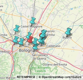 Mappa Via del Lavoro, 40057 Granarolo dell'Emilia BO, Italia (5.75286)