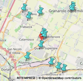 Mappa Via del Lavoro, 40057 Granarolo dell'Emilia BO, Italia (2.39917)