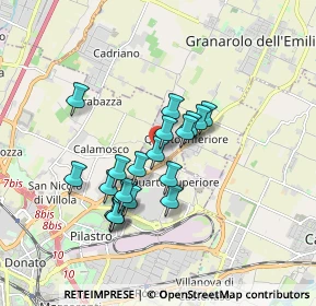 Mappa Via del Lavoro, 40057 Granarolo dell'Emilia BO, Italia (1.438)