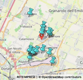 Mappa Via del Lavoro, 40057 Granarolo dell'Emilia BO, Italia (1.4795)
