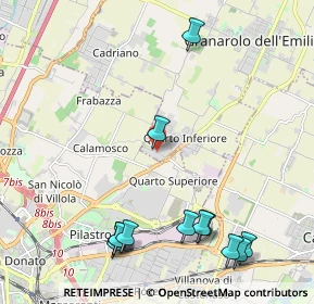 Mappa Via del Lavoro, 40057 Granarolo dell'Emilia BO, Italia (2.67333)
