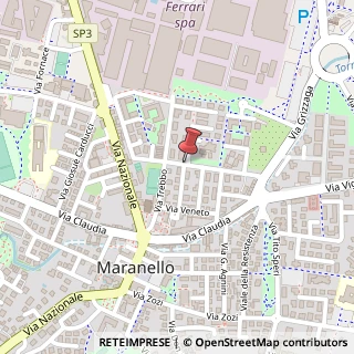 Mappa Via polo marco 26, 41053 Maranello, Modena (Emilia Romagna)