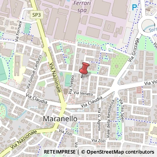 Mappa Via Marco Polo, 20, 41053 Maranello, Modena (Emilia Romagna)