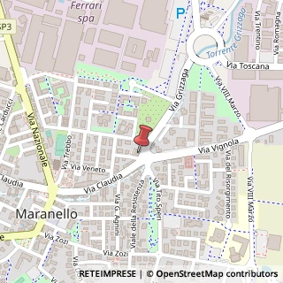 Mappa Via Grizzaga, 5, 41053 Maranello, Modena (Emilia Romagna)