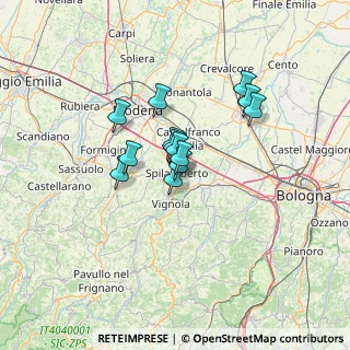 Mappa Via J. Barozzi, 41057 Spilamberto MO, Italia (8.91462)