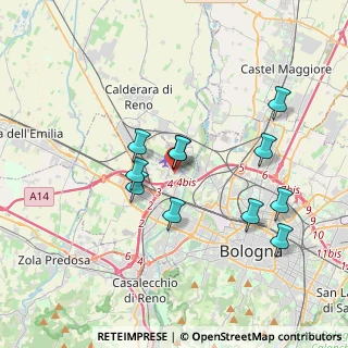 Mappa Aeroporto Guglielmo Marconi, 40132 Bologna BO, Italia (3.37909)