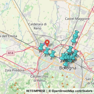 Mappa Aeroporto Guglielmo Marconi, 40132 Bologna BO, Italia (4.24267)