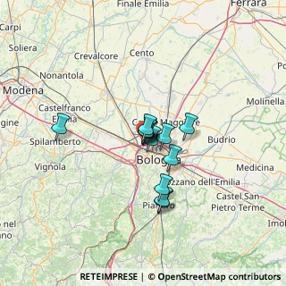 Mappa Aeroporto Guglielmo Marconi, 40132 Bologna BO, Italia (7.80923)