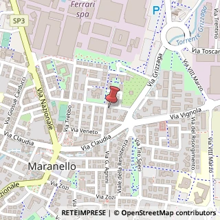 Mappa Via Magellano, 58, 41053 Maranello, Modena (Emilia Romagna)