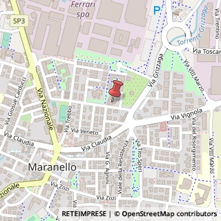 Mappa Via Magellano, 29, 41053 Maranello, Modena (Emilia Romagna)