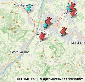 Mappa Viale E. Montale, 41049 Sassuolo MO, Italia (4.80333)