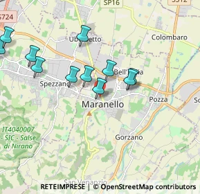 Mappa Via Giuseppe Garibaldi, 41053 Maranello MO, Italia (1.94818)