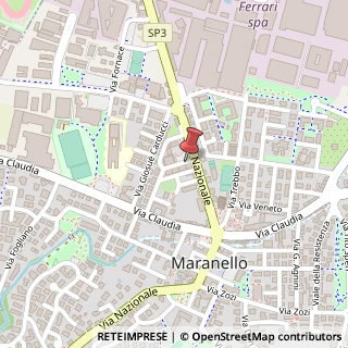 Mappa Via Giuseppe Garibaldi, 50, 41053 Maranello, Modena (Emilia Romagna)